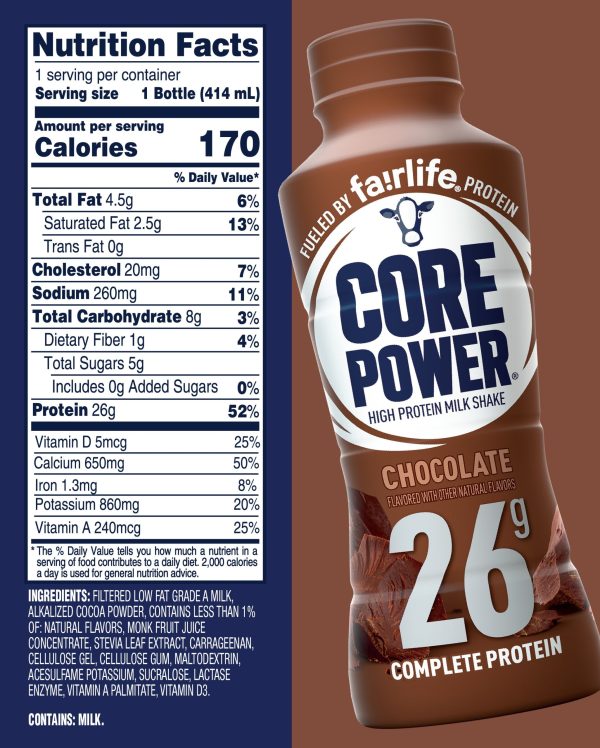 Chocolate High Protein Milkshake - Image 4