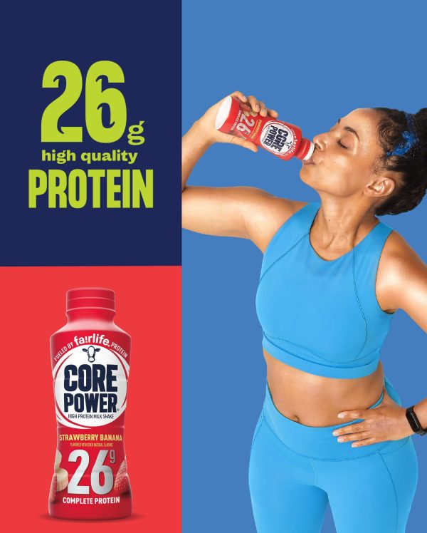 Strawberry Banana High Protein Milkshake - Image 3